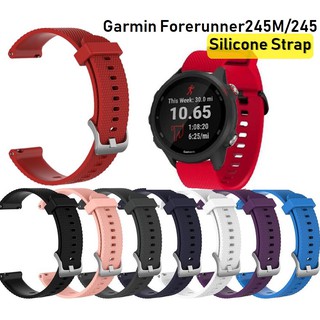 ภาพหน้าปกสินค้าสายนาฬิกา Garmin forerunner 245 245M Straps Silicone Band Garmin forerunner 645, Garmin venu, Garmin Venu Sq Watchband 20mm Galaxy Watch active strap ที่เกี่ยวข้อง