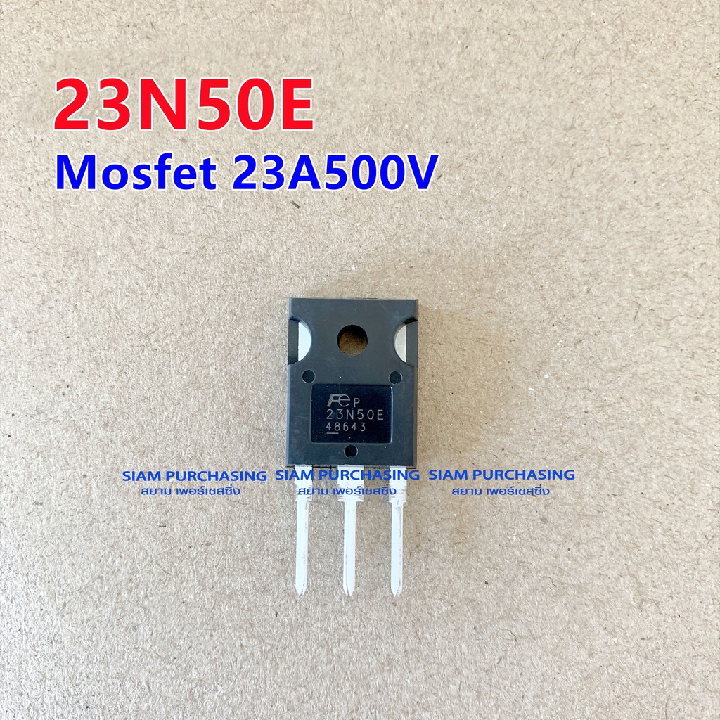 ภาพหน้าปกสินค้า23N50E MOSFET มอสเฟต 23A 500V