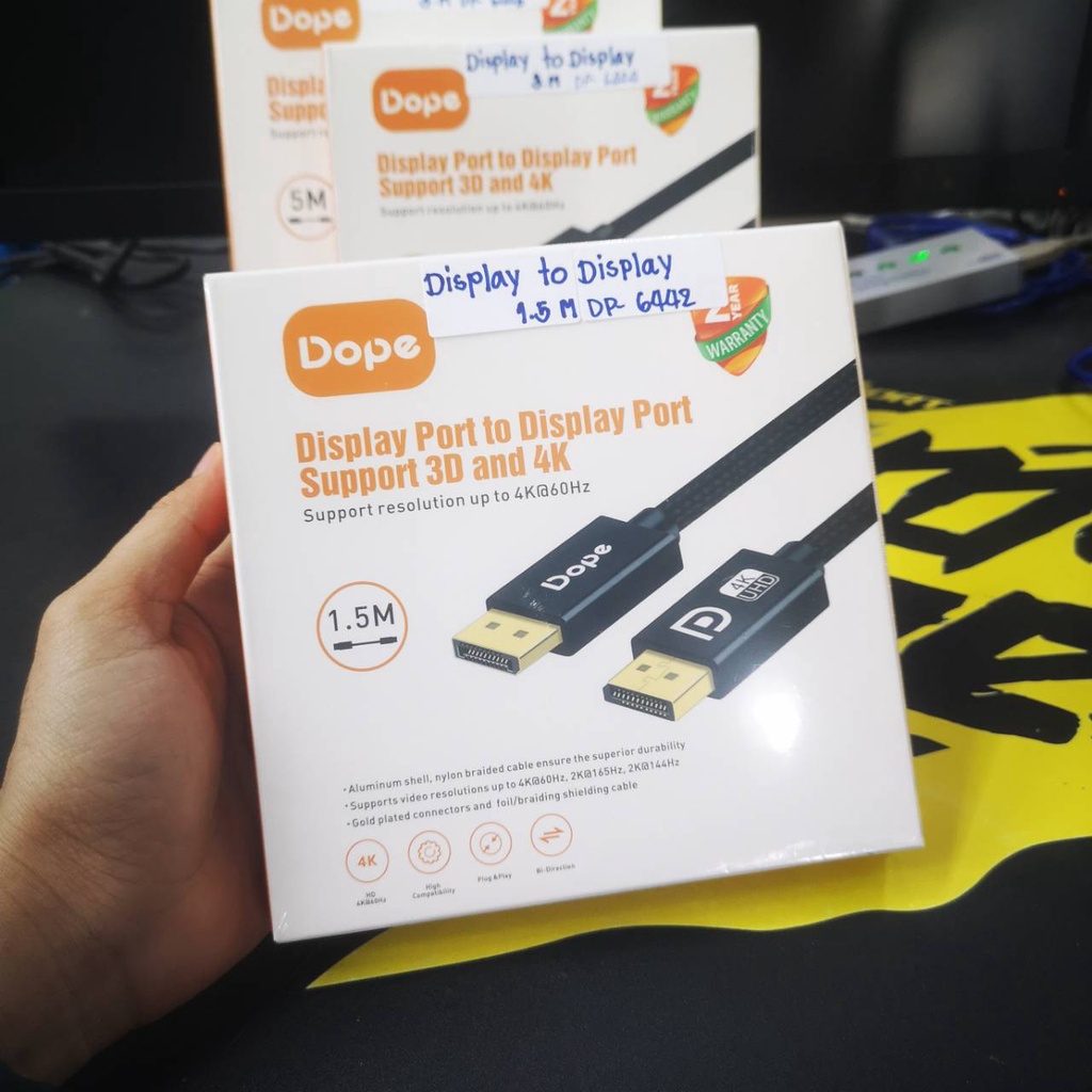 DOPE DP-6444 / DP-6446 / DP-6447 สาย Display Port to Display Port ...