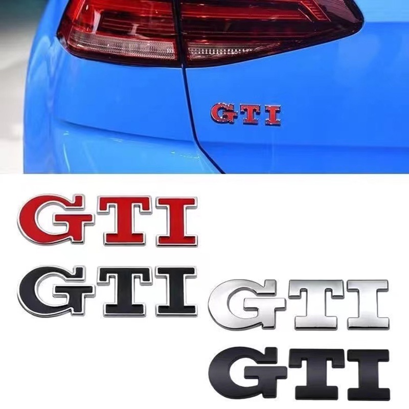 สติกเกอร์โลโก้-gti-โลหะ-สําหรับติดตกแต่งรถยนต์-volkswagen-vw-golf-5-6-7-gti-mk7-mk3-mk5-mk2-mk6-mk4-polo