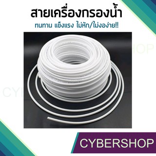 สายเครื่องกรองน้ำ สายพ่นหมอก ท่อน้ำ PE 1/4นิ้ว 2หุน เครื่องกรองน้ำ RO (ราคา/เมตร ) IHS-636