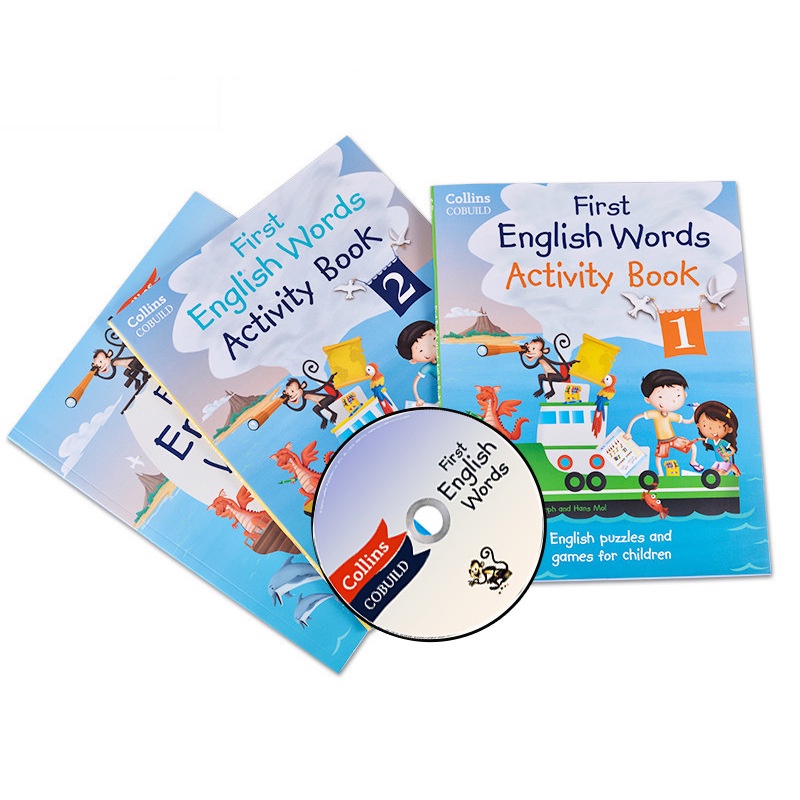 Collins First English Words ชุดใหญ่ (หนังสือเรียน แผ่นซีดี หนังสือ ...