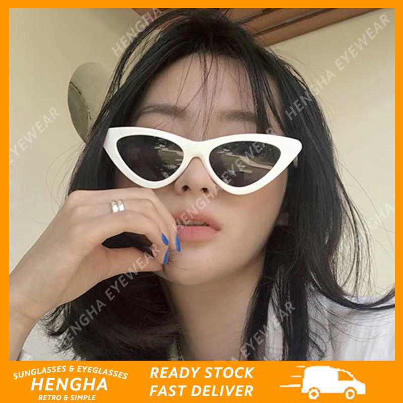 ภาพหน้าปกสินค้า( HENGHA ) แว่นตากันแดด ทรงแคทอาย สไตล์เกาหลี สำหรับผู้หญิง
 ที่เกี่ยวข้อง