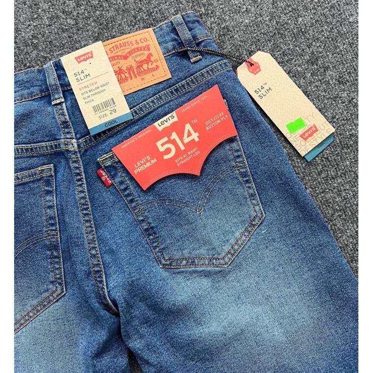 levis-514-กางเกงยีนส์ขาสั้นแบรนด์