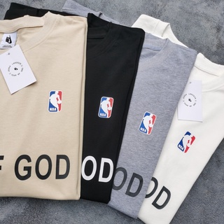 [S-5XL]เสื้อยืดแขนสั้น พิมพ์ลาย Fear of God FOG ESSENTALS 3 มิติ ขนาดใหญ่ สําหรับผู้ชาย