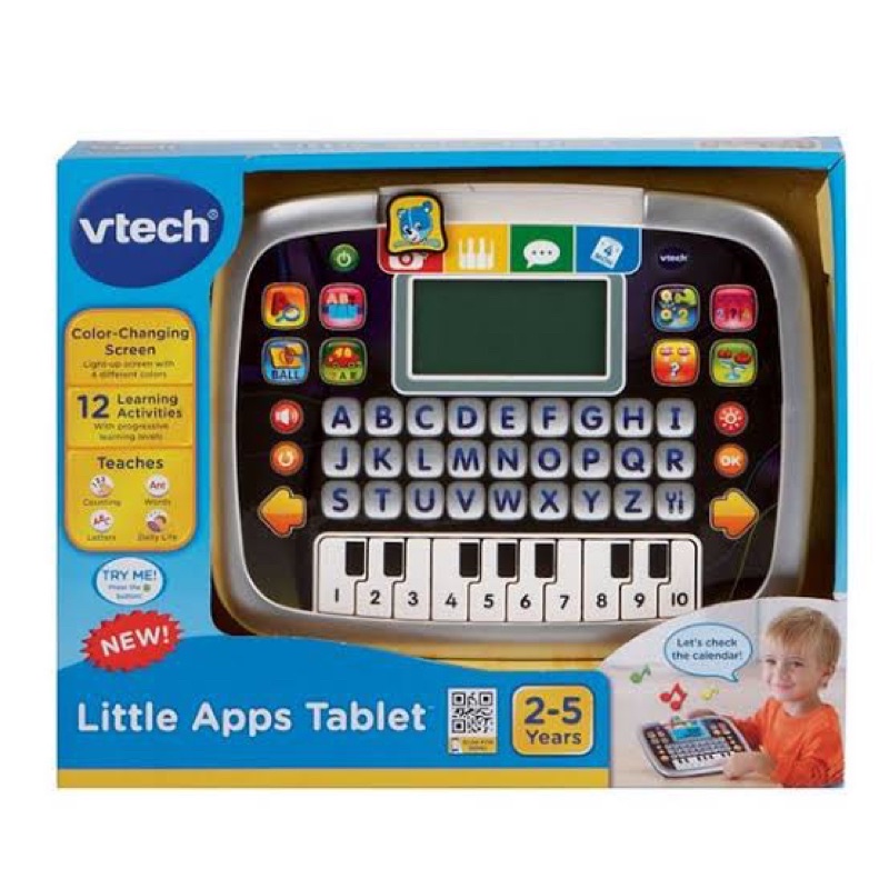 คอมพิวเตอร์และแท็ปเล็ตสำหรับเด็ก-ยี่ห้อ-vtech-little-apps-tablet-black