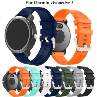 สินค้า For Garmin Vivoactive 3/Forerunner 245/245M/645/645M นาฬิกาข้อมือสายคล้องซิลิโคน