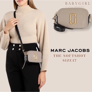 Marc Jacobs The Softshot size 17✨สี Cement
