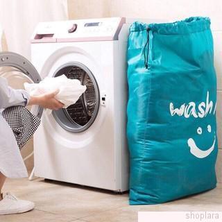 Large Thick Smile Laundry Bag Oxford Dirty Clothes Drawstring Closure ...
