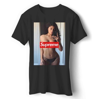 ผ้าฝ้ายแท้star tshirtเสื้อยืดเซ็กซี่ พิมพ์ลาย Kylie Jennerall sizes-5xl