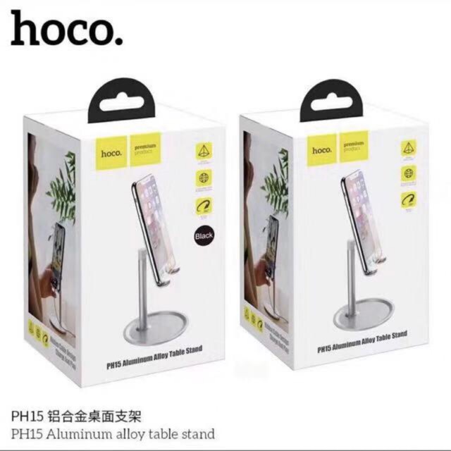 hoco-ph15-ที่วางมือถือ-แท็บแล็ต-ขาตั้งมือถือ-hoco-tabletop-holder-ph15-aluminum-alloy