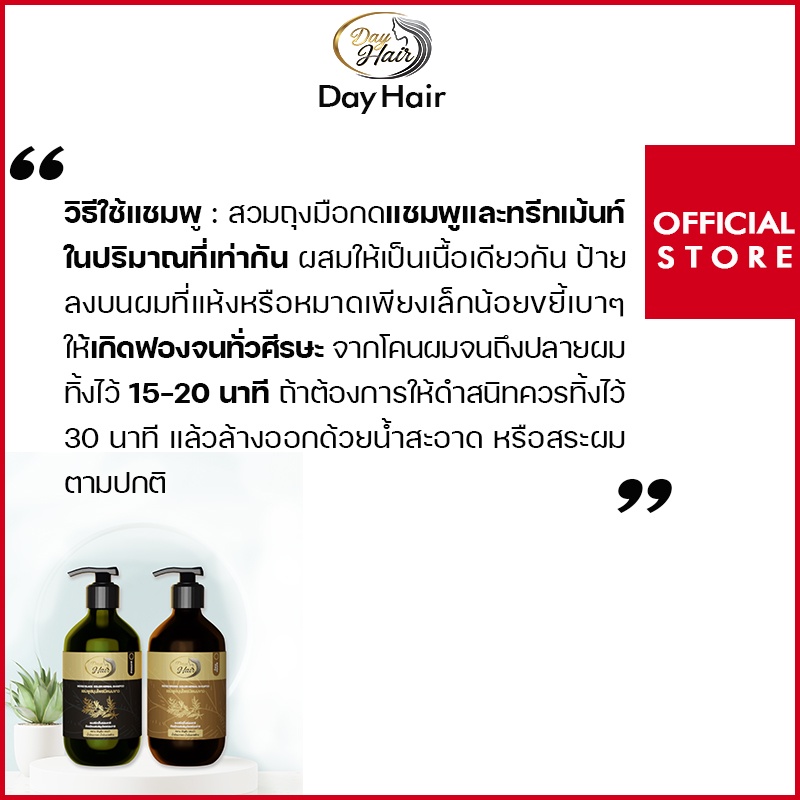 dayhair-เดย์แฮร์-แชมพูสมุนไพรปิดผมขาว-สีน้ำตาลธรรมชาติ-ปลอดภัย-กลิ่นไม่ฉุน-ไม่ติดหนังศีรษะ