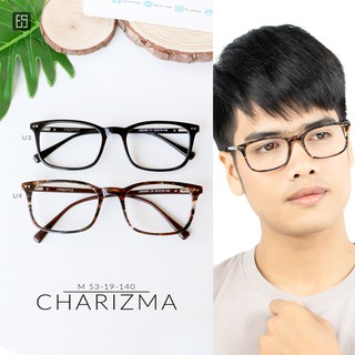 แว่นแฟชั่น  แว่นสายตาพลาสติก *แจ้งค่าสายตาได้* กรอบ CHARIZMA เบรนด์ Eye &amp; Style