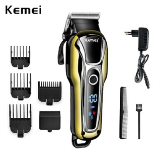 สินค้า (สินค้าพร้อมส่ง) Kemei KM-1990 , KM-600 ใหม่ล่าสุด!!  ของแท้100% แบตเตอเลี่ยนตัดผมไร้สาย