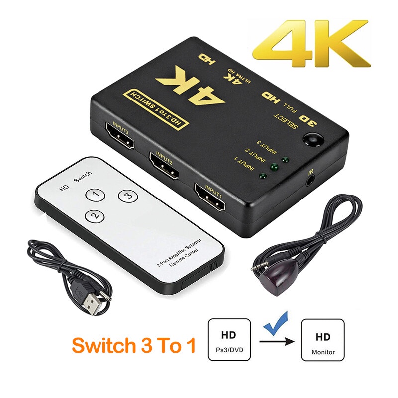 อุปกรณ์เพิ่มช่อง-ultra-hd-4k-x-2k-3in1-hd-switch-hub-splitter-3ช่อง-เข้า3ออก1จอ-switcher-สาย-hd-full-hd-1080p-3d