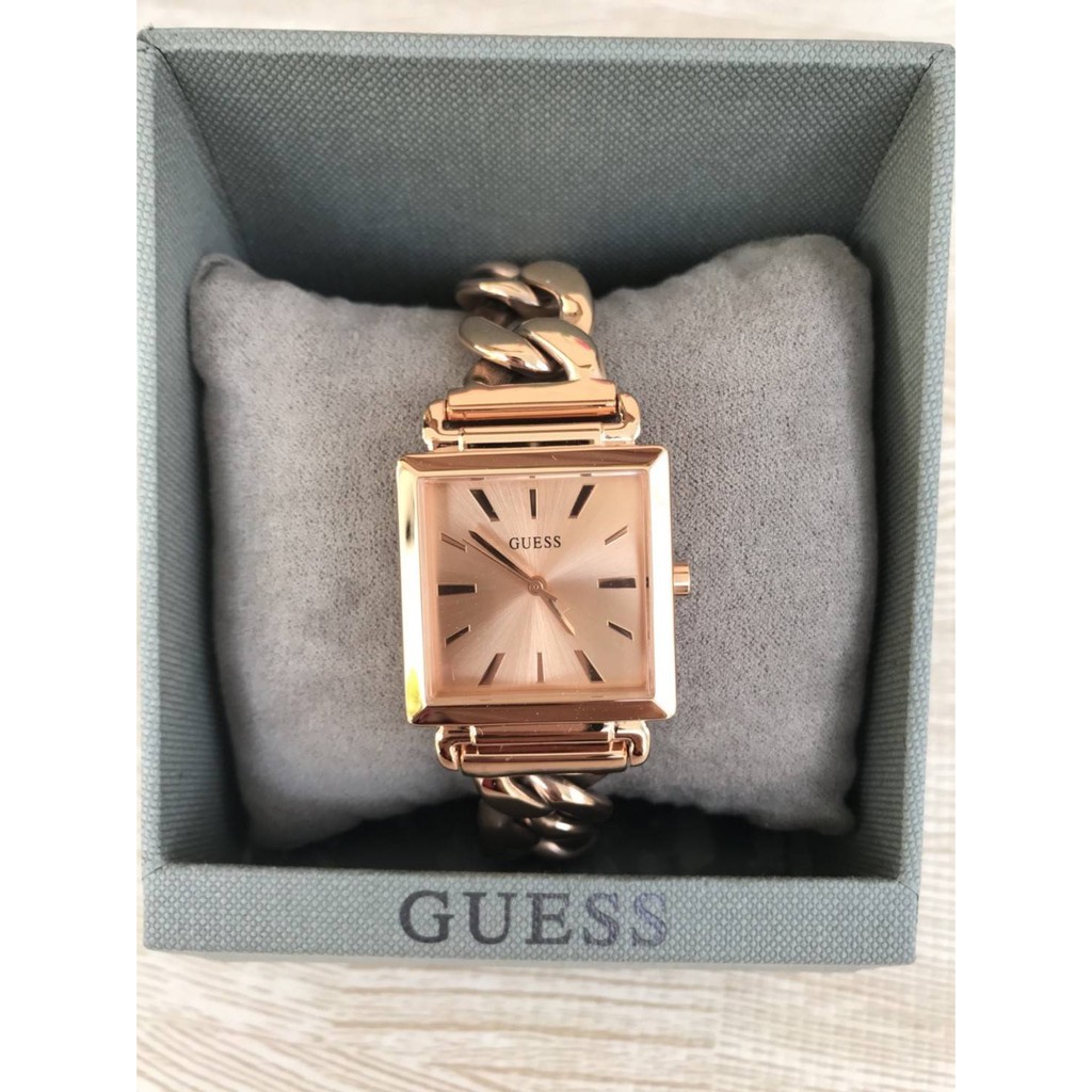 นาฬิกา-guess-womens-stainless-steel-chain-bracelet-watch