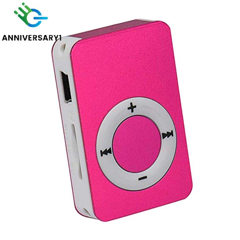 ภาพหน้าปกสินค้าMetal Mini Clip MP3 Player Sport Digital Music Support TF Card MP3 USB 2.0