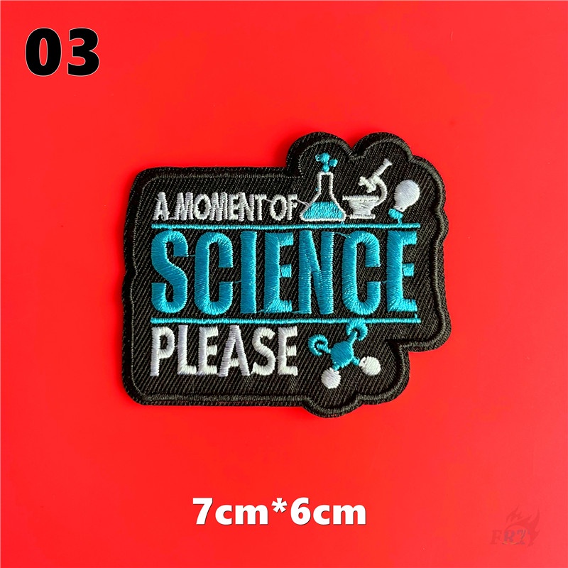 ☸ แผ่นรีดติดเสื้อ ลาย I Believe In Science ☸ แผ่นแพทช์รีดติดเสื้อ รูป ...
