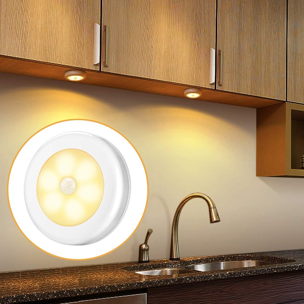 LED Sensor Night Light Hallway Bathroom Safe Lighting โคมไฟ | Shopee ...