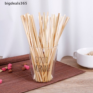 [bigdeals365] หลอดฟางข้าวสาลี เกรด A 20 ซม. เป็นมิตรกับสิ่งแวดล้อม 100 ชิ้น ต่อแพ็ค