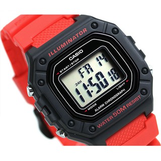 ร้านแนะนำCasio นาฬิกาข้อมือผู้ชาย ผู้หญิง สายเรซิน รุ่น W 218H ของแท้ประกันศูนย์ CMG img 3