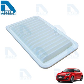 กรองอากาศ Suzuki ซูซูกิ Swift สวิฟ 2018-2020 By D Filter (ไส้กรองอากาศ)