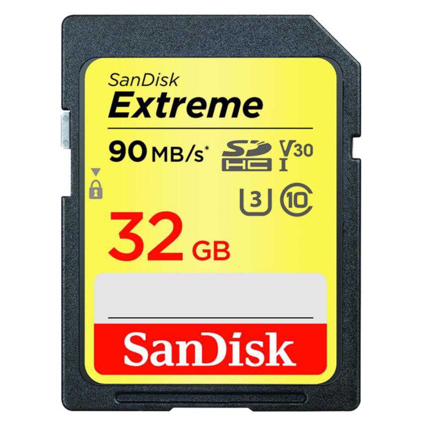 ภาพสินค้าSanDisk Extreme SD Card 128GB, 64GB, 32GB ความเร็ว อ่าน 150MB/s* เขียน 70MB/s* เมมโมรี่ การ์ด แซนดิส กล้องถ่ายรูป DSLR จากร้าน sjcam_officialstore บน Shopee ภาพที่ 5
