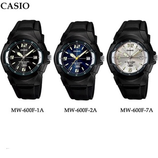 ภาพหน้าปกสินค้าCasio นาฬิกาข้อมือผู้ชาย สีดำ สายเรซิ่น รุ่น MW-600F,MW-600F-1A,MW-600F-2A,MW-600F-7A ที่เกี่ยวข้อง