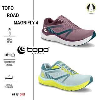 TOPO ATHLETIC ROAD MAGNIFLY 4  WOMENS RUNNING SHOES รองเท้าวิ่งกีฬาถนนผู้หญิง