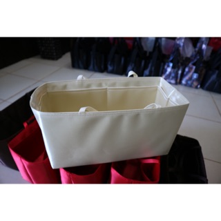 Bag In Bag กระเป๋าจัดระเบียบสีครีม ที่จัดระเบียบกระเป๋าพร้อมส่ง