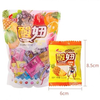 [ลูกอม] เคี้ยวหนึบ กลิ่นผลไม้ หลากรสชาติ [ซองใหญ่] 150g 软糖 酸甜 candy soft sweets