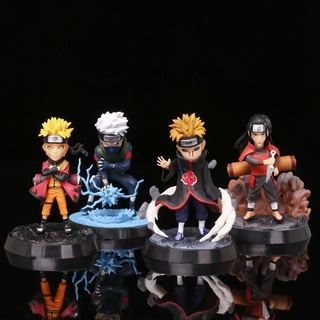 🌀พรีออเดอร์🌀โมเดลนารูโตะ Naruto ชุด 4 ตัว สูง 9Cm. ของสะสมการ์ตูน