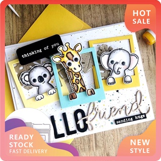 Eydm แม่พิมพ์ตัดลายฉลุสําหรับตกแต่งสมุด Diy Scrapbook