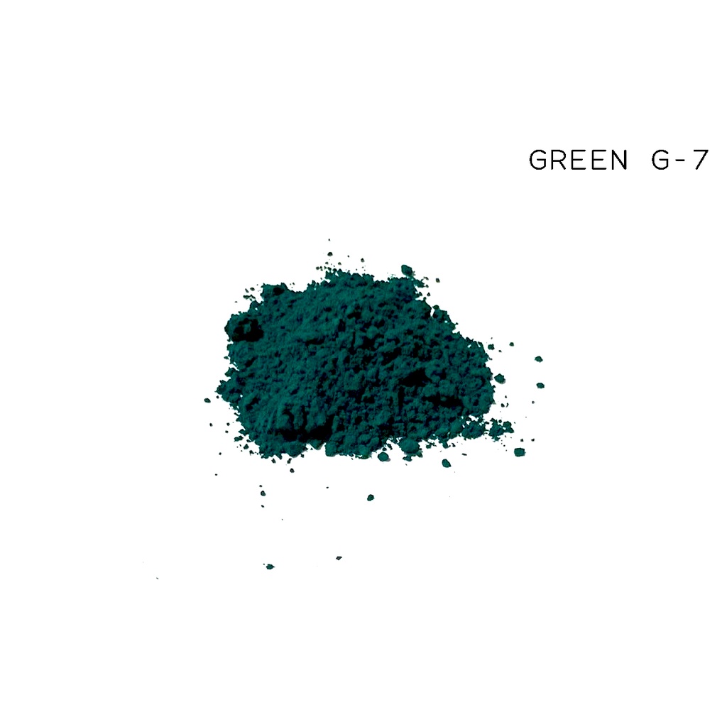 ภาพสินค้าพิกเมนต์สีเขียว ORGANIC PIGMENT GREEN G7 (ขนาด 100 กรัม) จากร้าน sarkotet บน Shopee ภาพที่ 1