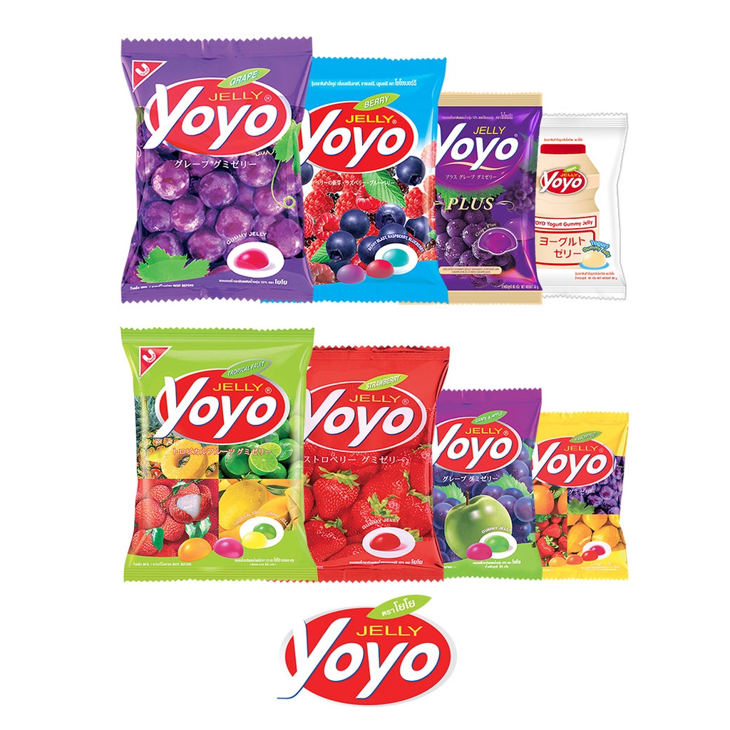 Yoyo jelly โยโย เยลลี่ 80g. (เลือกรสได้) Shopee Thailand