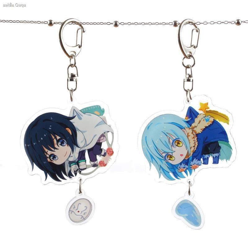 anime-that-time-i-got-reincarnated-as-a-slime-keychain-rimuru-tempest-shizue-izawa-cute-fun-cartoon-acrylic-key-ring-je