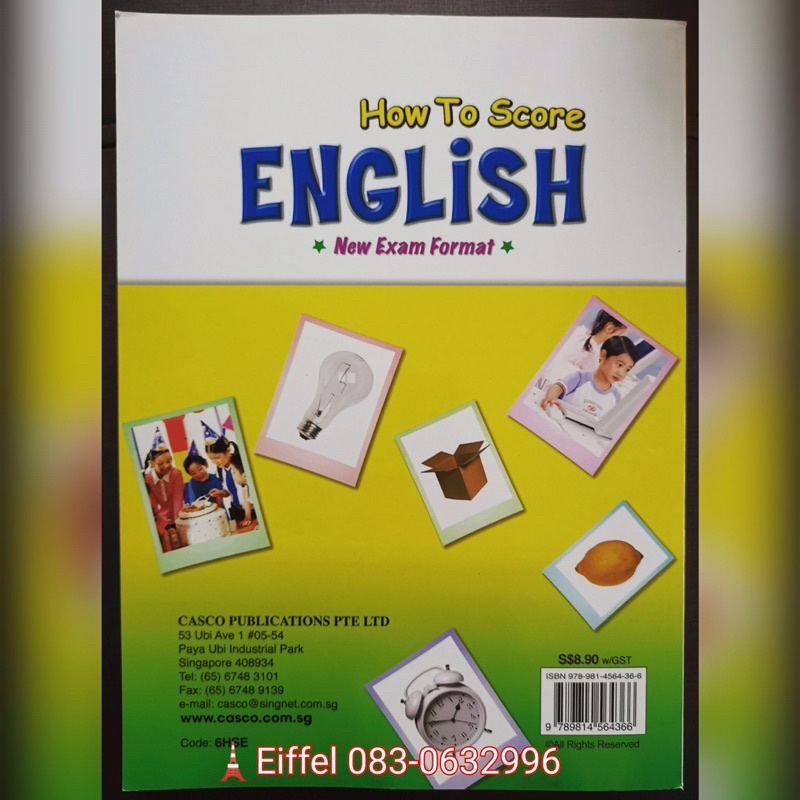 หนังสือแบบฝึกหัดคู่มือภาษาอังกฤษ-ป-6-จากประเทศสิงคโปร์-how-to-score-english-primary-6-พร้อมเฉลย