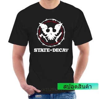 GILDAN ลดราคา เสื้อยืดลําลอง แขนสั้น พิมพ์ลายโลโก้ State Of Decay เหมาะกับของขวัญ สําหรับผู้ชาย