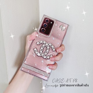 DIY case samsung หรูหรา กากเพชร ไฮโซ s21ultra plus note10 lite S20fe a52 a72 a71