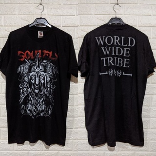 เสื้อยืดผ้าฝ้ายพิมพ์ลายขายดี เสื้อยืด พิมพ์ลาย Soulfly BAND