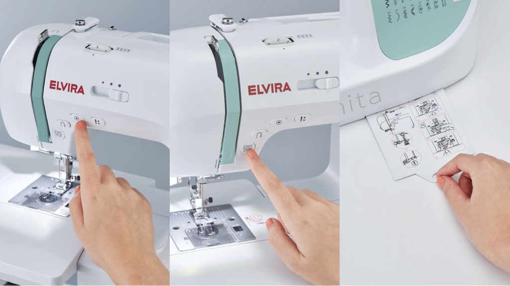 เกี่ยวกับ ELVIRA จักรเย็บผ้า ELVIRA รุ่น anita (12-1102-0013)