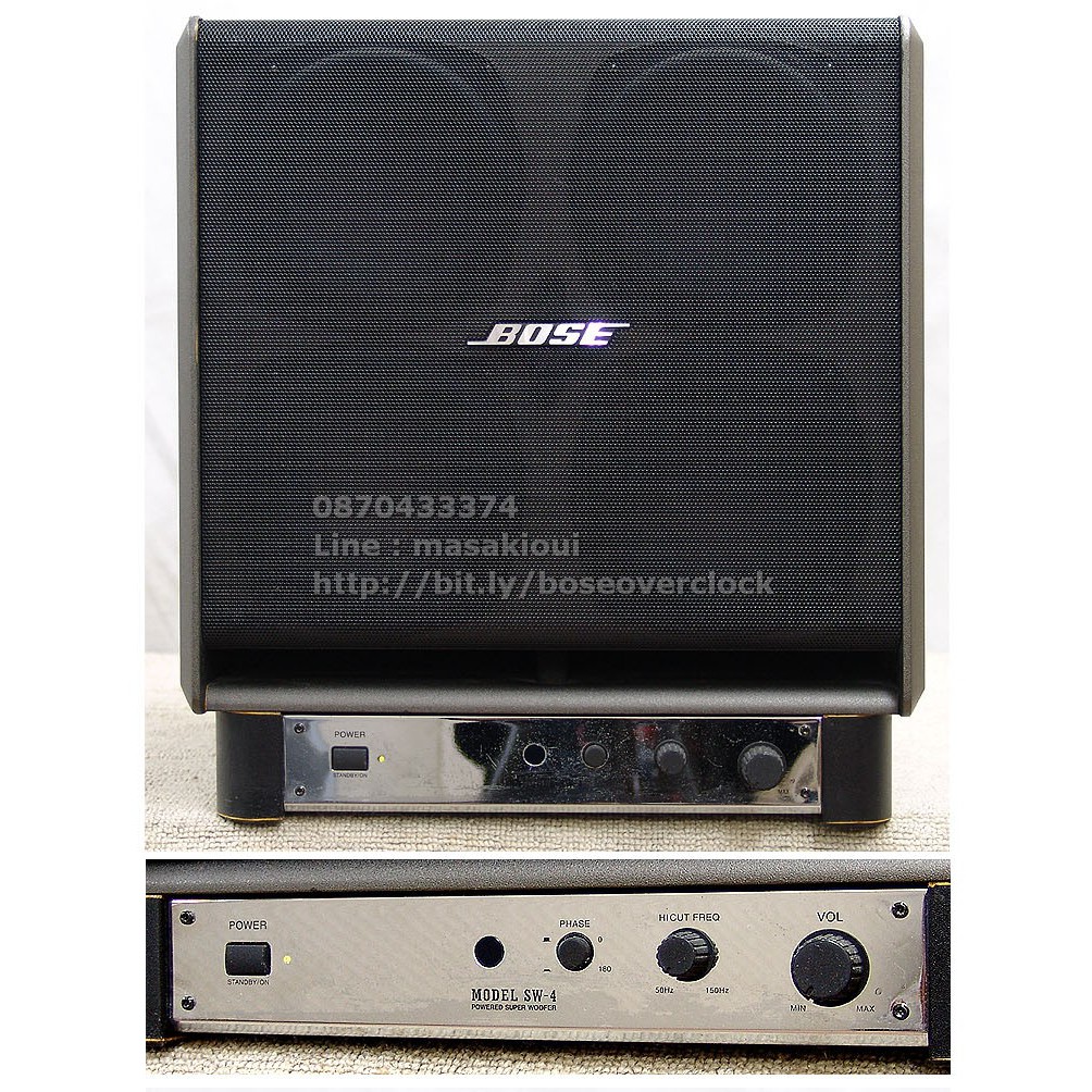 中古】スピーカー+サブ・ウーファー BOSE 55WER（ペア）+SW-4