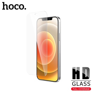 Hoco ฟิล์มกระจกนิรภัยกันรอยหน้าจอ HD กันฝุ่น กันตก สําหรับ 11 12 13 Pro MAX 6 7 8 Plus X XR XS MAX SE 7 Plus