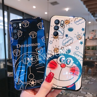 2021 New เคส OPPO Reno 6Z / 6 / 5 / 5Pro / 5 Marvel Edition / 4Z / 4 / 4Pro 5G 4G Casing Lovely Doraemon Cute Cartoon Couple Phone Case White Back Cover เคสโทรศัพท์ Reno6 Z Reno5 ME Reno4 Z Pro