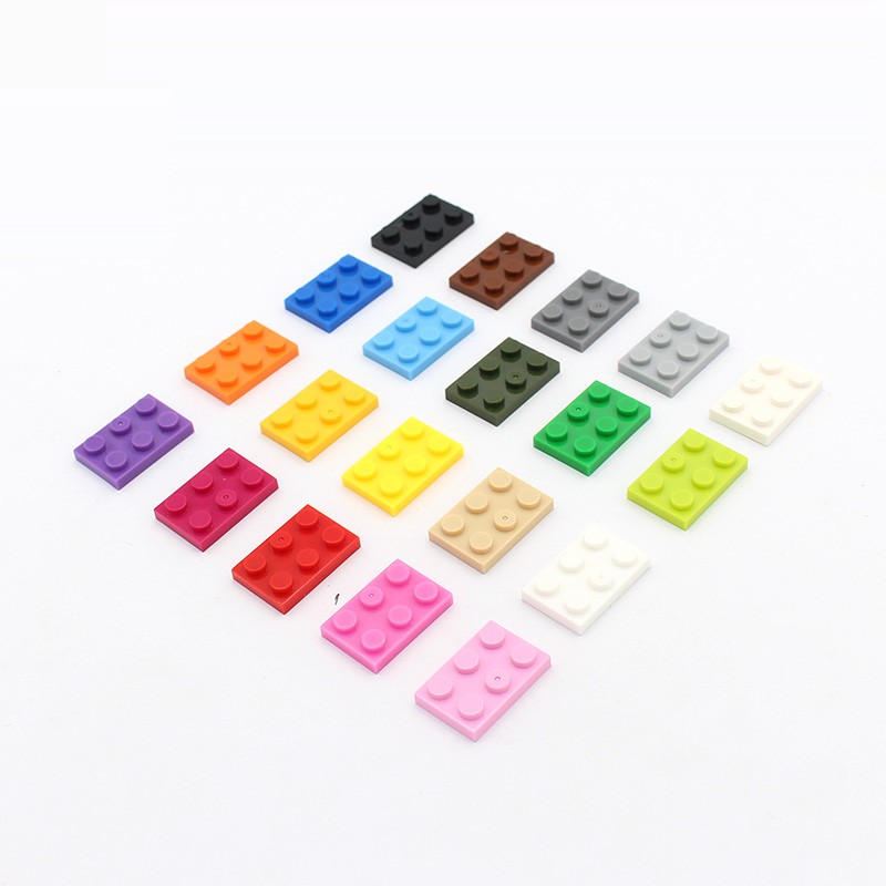 แผ่น MOC 2*3 3021 ชิ้นสั้น DIY Enlighten Block อิฐเข้ากันได้กับประกอบ ...