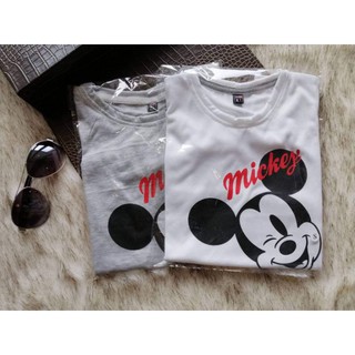 เสื้อยืดเด็ก ผ้าคอตตอนสกรีนลาย Mickey