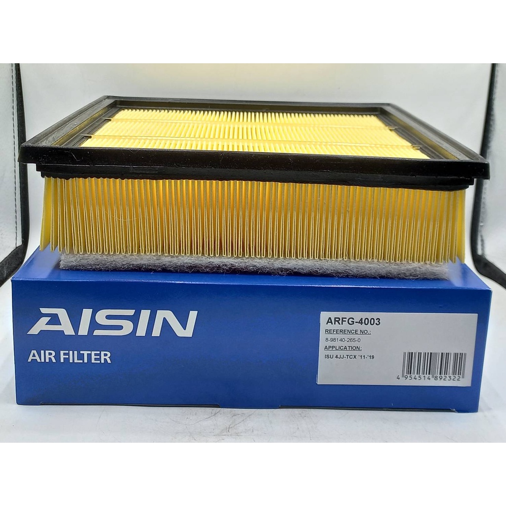 กรองอากาศ-aisin-arfg-4003-สำหรับรถอีซูซุ-isuzu-all-new-dmax-3-0-ปี-2012-2019-8-98140-265-0-arfg-4003