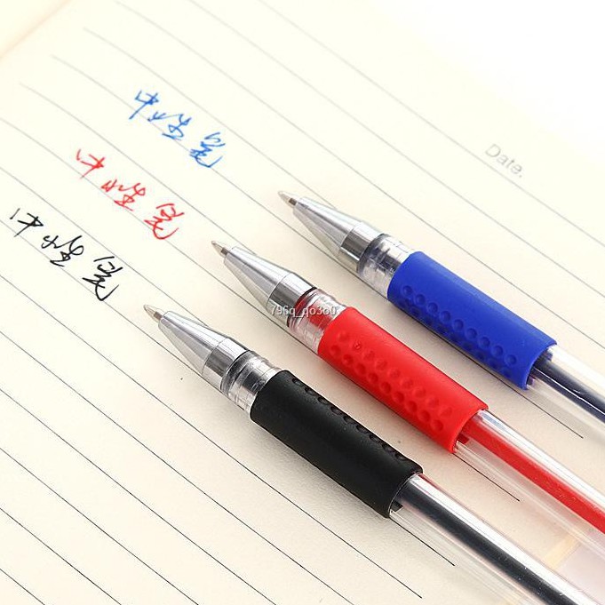 ปากกาเจล-สีน้ำเงิน-แดง-ดำ-classic-0-5-มม-ปากกาหมึกเจล-มี-3-สีให้เลือก-เขียนลื่น-หมึกแห้งเร็ว-เปลี่ยนไส้ได้-1ด้าม