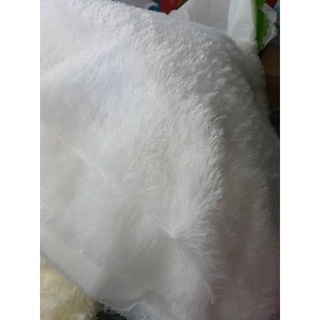 ผ้าขนมิ้งสีขาว ไซด์ xxl 150*250 เซน