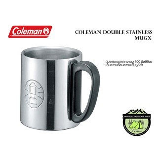 แก้ว Coleman Double Stainless Mugx ผนัง 2ชั้น หูจับสีดำ